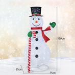 2dekans | Coast Sneeuwpop - 180 Lampjes - Metaal & Polyester, Diversen, Kerst, Ophalen of Verzenden, Zo goed als nieuw