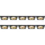 10x Spot Armatuur - GU10 Inbouwspot - Pragmi Rodos Pro, Huis en Inrichting, Lampen | Spots, Metaal of Aluminium, Nieuw, Ophalen of Verzenden