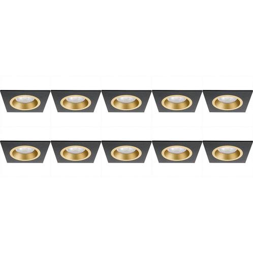 10x Spot Armatuur - GU10 Inbouwspot - Pragmi Rodos Pro, Huis en Inrichting, Lampen | Spots, Plafondspot of Wandspot, Nieuw, Led