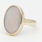 Ring - 14 karaat Geel goud Opaal, Sieraden, Tassen en Uiterlijk, Nieuw