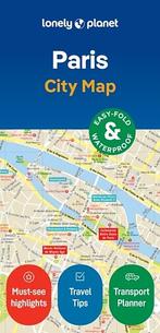 Stadsplattegrond Parijs City Map | Lonely Planet, Boeken, Atlassen en Landkaarten, Nieuw, Verzenden