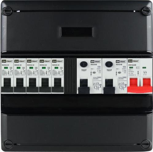 EMAT Eaton groepenkast 5 groepen 1 fase 220x220 (BxH), Doe-het-zelf en Verbouw, Elektra en Kabels, Verzenden