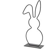 Metalen Frame Haas hangend oor op voet Zwart 50 cm, Hobby en Vrije tijd, Knutselen, Ophalen of Verzenden, Nieuw