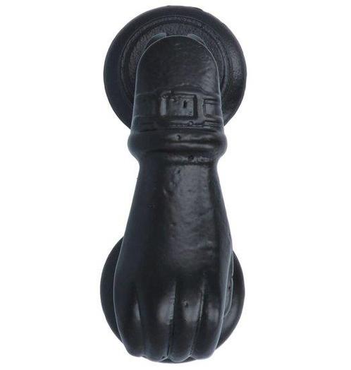 Deurklopper Mod. 4 Staal Zwart, Doe-het-zelf en Verbouw, Hang- en Sluitwerk, Nieuw, Ophalen of Verzenden