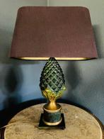 Lamp - Linnen, Metaal - Een grote vintage ananas lamp, Antiek en Kunst