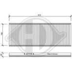 BINNENFILTER VOOR OPEL VECTRA B 1995-1998 90541317, Ophalen of Verzenden, Nieuw