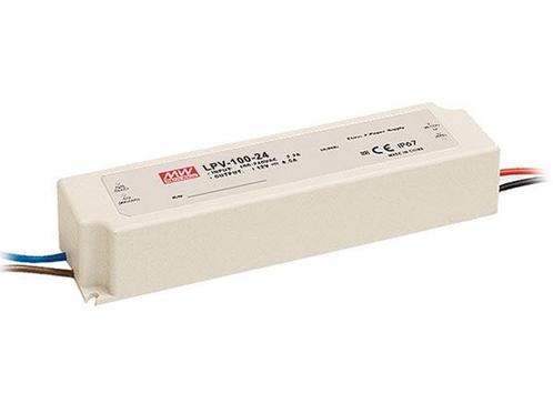 LED driver IP67 transformator 24v 4,2A VDC 100W - 1 Uitgang, Doe-het-zelf en Verbouw, Elektra en Kabels, Ophalen of Verzenden