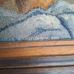 Aubusson - Wandtapijt - 38 cm - 30 cm - dode natuur bloemen, Antiek en Kunst, Curiosa en Brocante