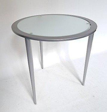 Bijzettafel - Metaal, Glas, Antiek en Kunst, Kunst | Designobjecten