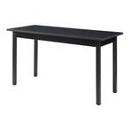 Eettafel Den Haag 140x60x75 cm voor 6 stoelen zwart, Huis en Inrichting, Verzenden, Nieuw