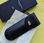dunhill - Pennenetui - Leder, goudverguld naafkap, Nieuw