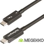 StarTech.com Thunderbolt 4 40Gbps 100W USB Type-C 0.5m, Verzenden, Nieuw