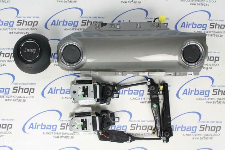 Airbag set – Paneel grijs Jeep Wrangler (2017-heden), Auto-onderdelen, Dashboard en Schakelaars, Gebruikt, Jeep