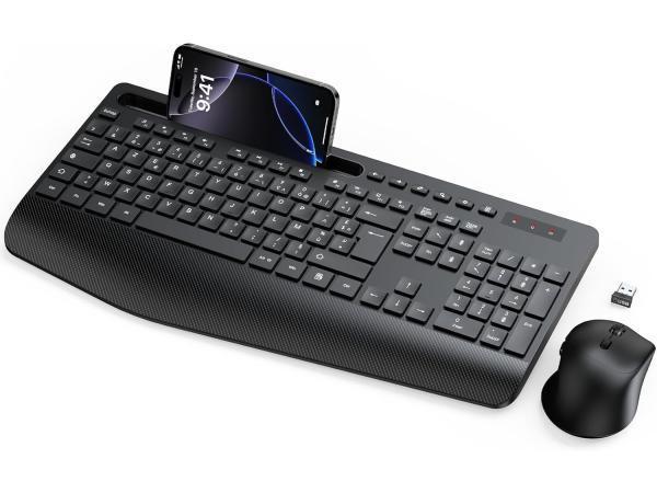 Veiling - 2,4 GHz draadloos toetsenbord en muis (Azerty), Computers en Software, Toetsenborden