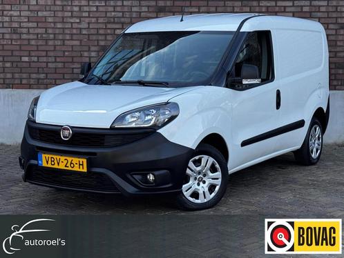 Fiat Dobló Cargo 1.3 MJ L1H1 SX / 95 PK / Navigatie / Cruise, Auto's, Fiat, Lease, Zwart, Handgeschakeld, Overige carrosserieën