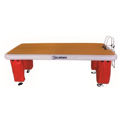 Talamex Air-Dock opblaasbaar platform 4 x 2 meter, Watersport en Boten, Rubberboten, Nieuw, Ophalen of Verzenden