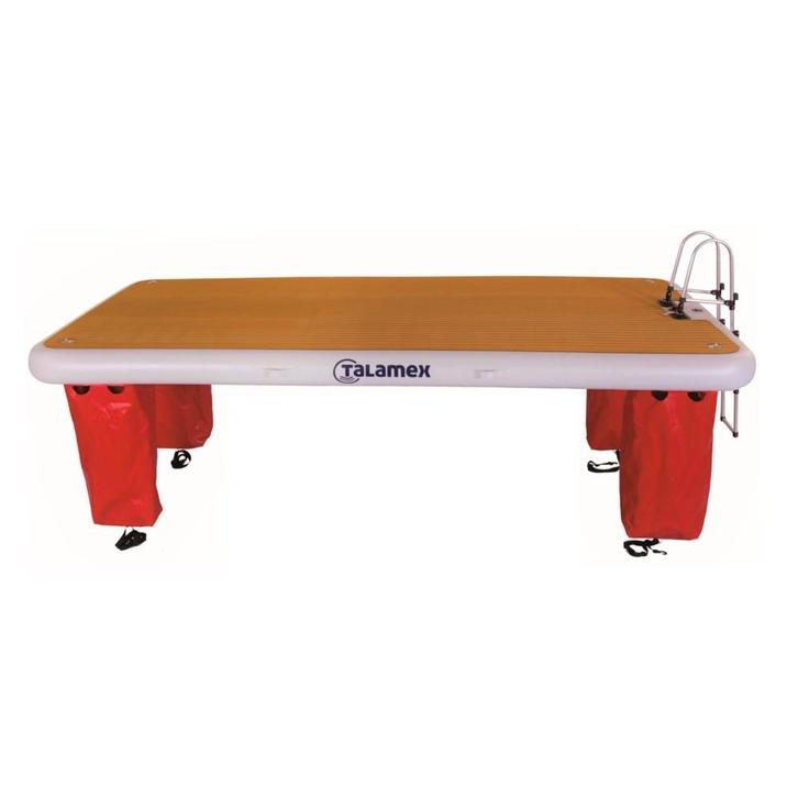Talamex Air-Dock opblaasbaar platform 4 x 2 meter, Watersport en Boten, Rubberboten, Nieuw, Ophalen of Verzenden
