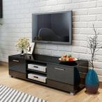 vidaXL Tv-meubel 120x40,5x35 cm hoogglans zwart, Huis en Inrichting, Kasten | Televisiemeubels, 100 tot 150 cm, Verzenden, Nieuw