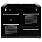 €1995 Stoves Gourmet 110 EI inductie fornuis / zwart OP = O, Ophalen of Verzenden, Nieuw, Vrijstaand
