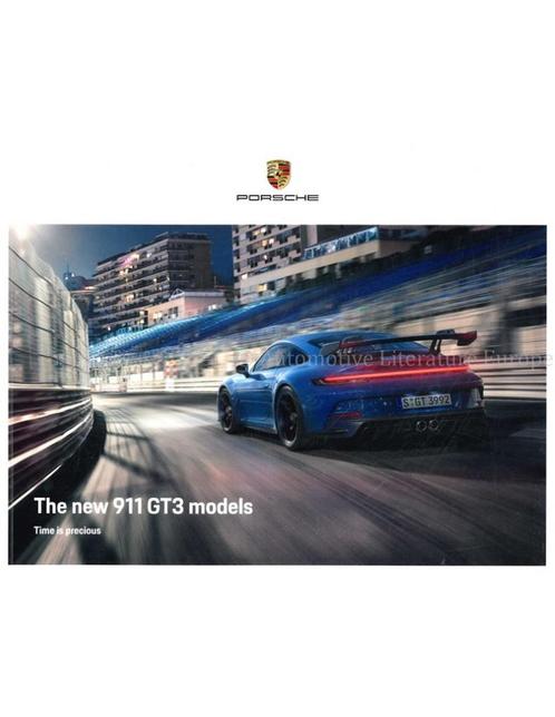 2022 PORSCHE 911 GT3 BROCHURE ENGELS, Boeken, Auto's | Folders en Tijdschriften, Porsche