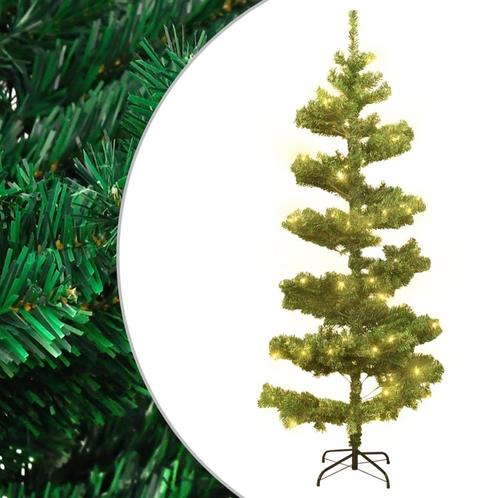 vidaXL Kunstkerstboom met verlichting en standaard 180 cm, Diversen, Kerst, Nieuw, Verzenden