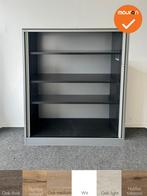 Roldeurkast - Ahrend - 144x120x45cm - Zilvergrijs met wit be, Zakelijke goederen, Kantoor en Winkelinrichting | Kantoormeubilair en Inrichting