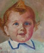 C. Witters (1899-1981 - Portret kind, Antiek en Kunst, Kunst | Schilderijen | Klassiek