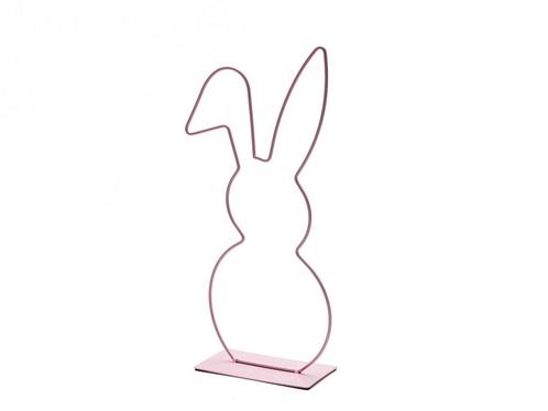 Metalen frame haas haasje hangend oor op voet 40 cm roze, Hobby en Vrije tijd, Knutselen, Nieuw, Ophalen of Verzenden