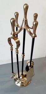 Openhaard accessoire - Messing, Metaal - Haardset