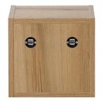 Wandrek Newport voor badkamer 25x27x21 cm eikenkleurig [en.c, Verzenden, Nieuw