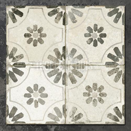 Vloertegel wandtegel fs blume black zwart 45x45cm 4 in 1, Doe-het-zelf en Verbouw, Tegels, Vloertegels, Nieuw, 10 m² of meer, Keramiek