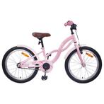 vidaXL Kinderfiets 20 Inch voor 6-11 jaar oud Lichtroze, Verzenden, Nieuw