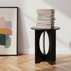 Bijzettafel Podeldsvin 49x40 cm zwart [en.casa], Huis en Inrichting, Tafels | Bijzettafels, Verzenden, Nieuw