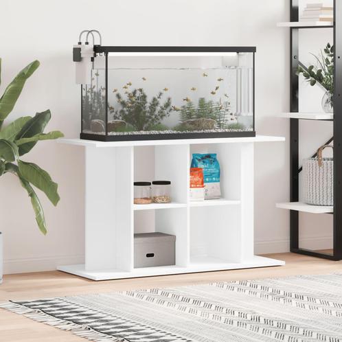 vidaXL Aquariumstandaard 100x40x60 cm bewerkt hout wit, Dieren en Toebehoren, Overige Dieren-accessoires, Nieuw, Verzenden