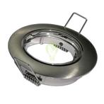 LED Spot Armatuur Kantelbaar | Ø73mm Geborsteld RVS, Huis en Inrichting, Lampen | Plafondlampen, Ophalen of Verzenden, Nieuw