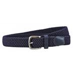 Houtkamp Smalle Elastische Dames Riem - Blauw - 85, Verzenden, Nieuw, 100 cm of meer, 3 tot 5 cm