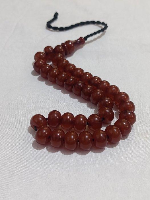 Rozenkrans - Amber - 1970-1980 - Zeldzame gebedskralen, Verzamelen, Dierenverzamelingen