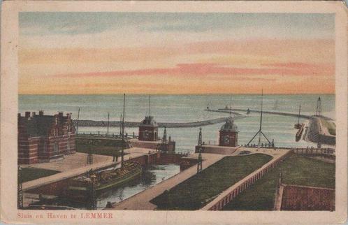 LEMMER - Sluis en Haven te Lemmer, Verzamelen, Ansichtkaarten | Nederland, Verzenden