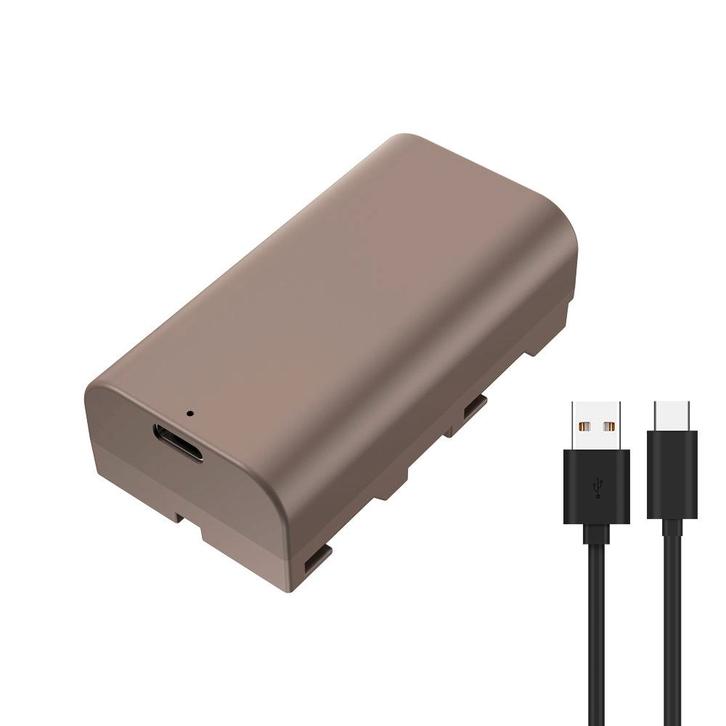 KingMa Accu voor Sony NP-F550 - 2600mAh met USB-C Poort (Nie, Audio, Tv en Foto, Fotografie | Fotostudio en Toebehoren, Nieuw