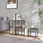 Wandplankenset Nostened 5-delig vierkant staal zwart [en.cas, Huis en Inrichting, Woonaccessoires | Wandplanken en Boekenplanken