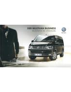 2013 VOLKSWAGEN MULTIVAN BUSINESS BROCHURE DUITS, Nieuw, Volkswagen, Author