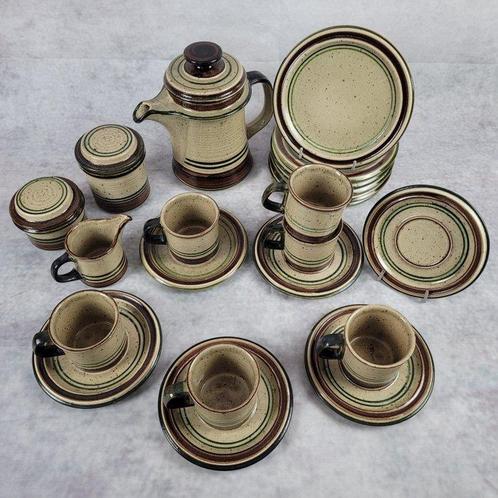 West-Germany - Koffieservies (22) - Steengoed - Origineel, Antiek en Kunst, Antiek | Glas en Kristal