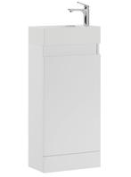 Toiletmeubel Peru 40 x 22 cm Hoogglans Wit Fonteinmeubel, Doe-het-zelf en Verbouw, Sanitair, Verzenden, Nieuw, Wastafel