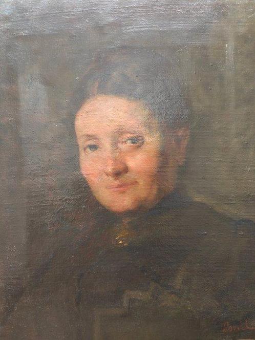 Antoine Jean Bail (1830-1919) - Portrait de femme, Antiek en Kunst, Kunst | Schilderijen | Klassiek