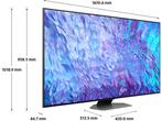 Samsung QLED Q80C 75 inch (buitenlands model, XXH) Zilver, Verzenden, Zo goed als nieuw