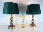 Herda - Tafellamp - Koper, Velours - Twee Neoklassieke stijl