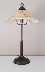 Exclusieve Bureaulamp - 54 cm hoog - Tafellamp - Messing,