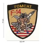 F-14 Tomcat patch embleem van stof art. nr. 4050, Verzenden