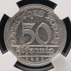 Duitsland. 50 Pfennig 1920 - NGC MS62  (Zonder Minimumprijs), Postzegels en Munten, Munten | Europa | Niet-Euromunten