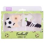PME Taartkaarsjes Voetbal Set/4, Verzenden, Nieuw